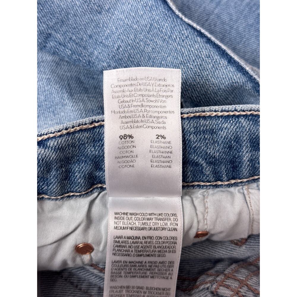 Mother Jeans 28 Womens The Tomcat Ankle Quite Contrary Distressed Wash Denim - Picture 8 of 11